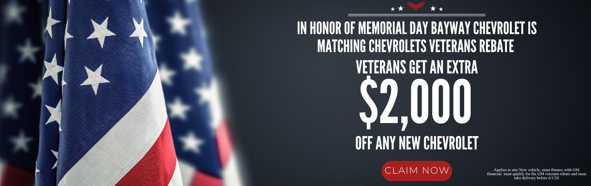 Memorial day offer